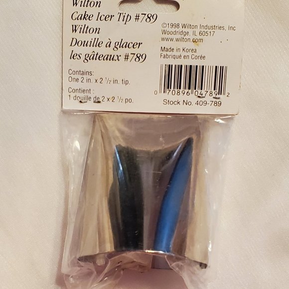 Wilton Cake Icer Tip # 789 - Picture 2 of 2